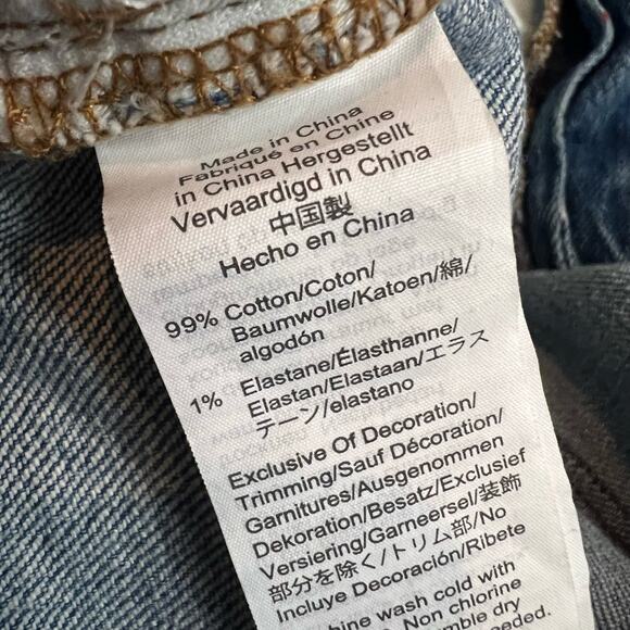 MADEWELL Jeans Womens 32 High Rise Classic Straight Denim Blue Pants - Picture 6 of 10